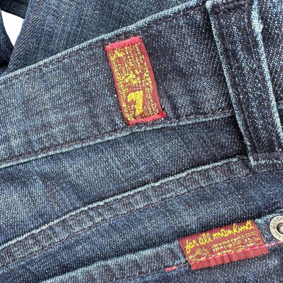 7 For All Mankind Women's Boot Cut Jeans in Indigo. Very nice! - Picture 6 of 9